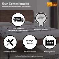 LYHOME|JESSE 91|Queen Bed frame/King bed frame/King bed size/katil king/katil queen/queen size bed frame/bed/bedroom set