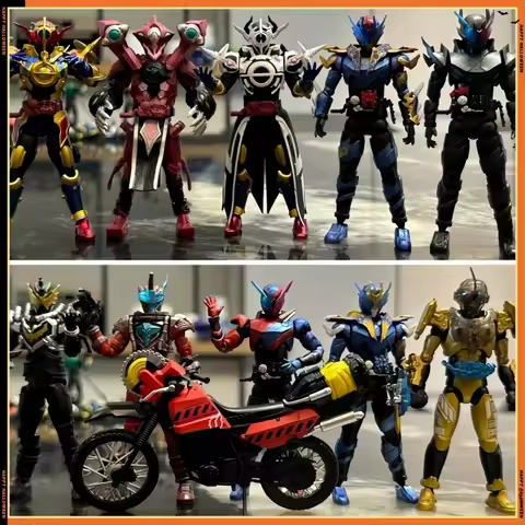 Hot Sale Bandai Kamen Rider Build: Dangerous Rabbit Tank Crossz Evolto Grease Rogue Desktop Decorati