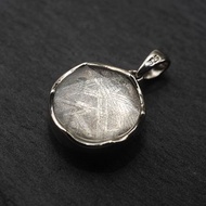 天然瑞典M鐵兩面都可戴 天鐵大衛星 鎳鐵隕石 天鐵項鍊