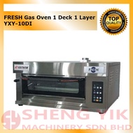 FRESH YXY-10DI 1 Deck 1 Layer Industrial Gas Oven Free 1 Tray