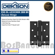 DEKKSON DELUXE ESS DL Door Hinge 4x3x3mm 2BB BLACK / 4 inch Butterfly Hinge ESS DL 4X3X3MM 2BB BK