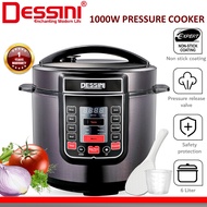DESSINI ITALY 10IN1 6L Electric Digital Pressure Cooker Non-stick Stainless Steel Inner Pot Rice Coo