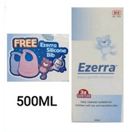 Ezerra Extra Gentle Cleanser 500ml [FREE EZERRA SILICONE BIB]