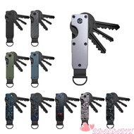 BRASSARTX Key  Holder, Holds 2-6 Keys Minimalist Key Organizer, Innovative Metal with Screwdriver Ke