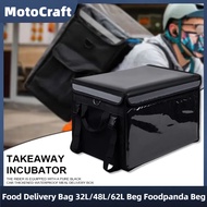 Thermal Food Delivery Bag for Motorcycle (32L / 48L / 62L) | GrabFood FoodPanda Insulated Waterproof