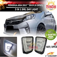 Perodua Axia 2017-2019 (G SPEC) Front Bumper Led Drl Daylight Light Lights Lamp Fog Lamp Foglamp 3 I