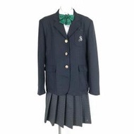 日本 水手服 セーラー服 ブレザー スカート 校服 制服 高中 國中 中學 高校 冬物 大阪摂津第一中学 二手