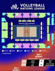 VNL 女排2026 7月11日門票