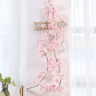 Dualswish1.7m Air Conditioning Pipes Wrapped with Flower Vines Heating Decoration Obstructed Silk Fl