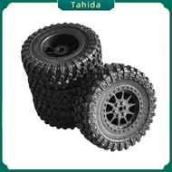 Tahida 4 Miếng Quy Mô 1:12 Xe hơi điều khiển từ xa Lốp Xe Accs Cao Su Lắp Ráp DIY Thay Thế phụ tùng