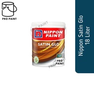 18L Nippon Paint Satin Glo Interior Wall Paint / Cat Dalam Dinding Rumah / Cat Kilat /珍珠漆