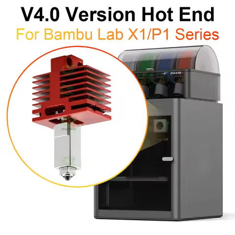 New Upgrade TZ4.0 Hotend for BambuLab P1S,P1P,X1,X1C,X1E One-piece hardened steel nozzle Hot End Kit
