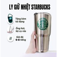 THAILAND THERMAL CUP WITH BAG AND STRAW 900ML TUMBLER TAHAN SEJUK - ACCESSORIES SET INCLUDED | GILMA
