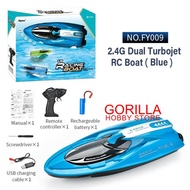 MAINAN RC SPEED BOAT FAYEE FY009 TWIN TURBO JET 2.4GHZ KAPAL RC BOAT