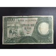 Uang kuno Rp 10000 Tahun 1964 Seri Pekerja