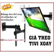 Khung treo tivi xoay 24-42inches và 43-63inches chắc chắn sắt dày dặn sơn tĩnh điện
