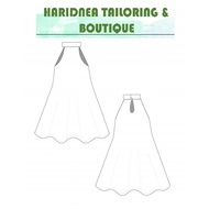 PDF POLA DRESS | PDF SEWING PATTERN | PDF FILE SAHAJA (SOFTCOPY)