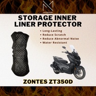 ZONTES ZT350D Scooter Storage Inner Liner Protector Skuter Box Storage Cover PU Leather Padding Moto