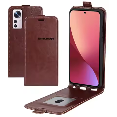 vertical flip case for xiaomi 12t pro 12x 5g 12s ultra cover shockproof leather cases guard protecto