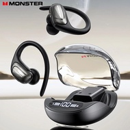 【Quality】 Monster True Wireless Sports Headphones Bluetooth V5.3 Waterproof Earphones Dual Digital Display Headset Tws Earbuds With Mic