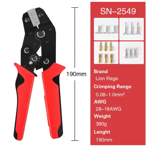 Crimper Pliers Hand Tools Professional Rj45 Crimping Pliers Clamp Crimping Tool Electrical Terminals