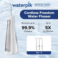 Waterpik WF-03 Cordless Freedom Water Flosser (Portable Waterproof Teeth Cleaner with Battery with 1 Year Warranty)