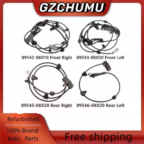 1/2/4pcs Front Rear Left Right ABS Speed Sensor For Toyota Hilux 2.7L Fortuner 3.0 2004-2015 89542-0