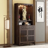 [ST] Fokan Cabinet Buddha Cabinet Household with Door Clothes Closet Hallway Altar Household Heighte