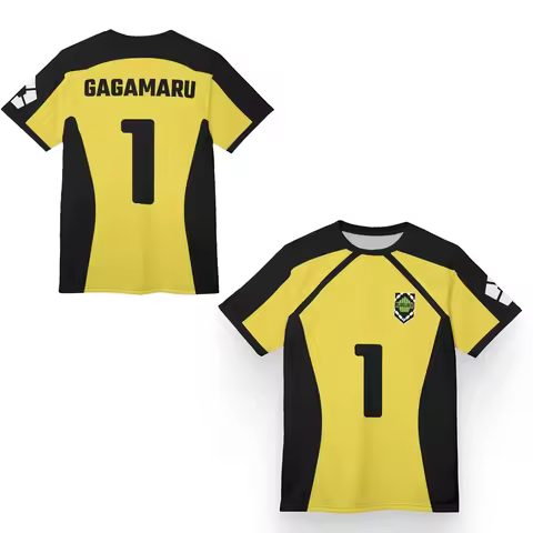 Men's Summer 3D Printing blue lock sport and cosplay t-shirt, gin gagamaru Goalkeeper unisex footbal