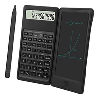Scientific Calculator 10-Digit LCD Display Engineering Calculator with Writing Tablet for High Schoo