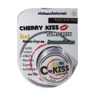 C-Kiss Cherry Kiss Sunscreen SPF 60 PA+++ 10g. กันแดดซีคิส เชอร์รี่ คิส สูตร 3 in 1 ทั้งกันแดด และบี