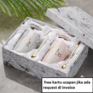 [LENYSHOP] Couple Mug Set Mr & Mrs 2In1 26H0H98 - other souvenirs