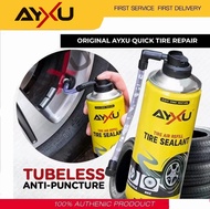AYXU Instant Portable Tire Sealant, Quick Dry Formula, Emergency Air Refill and Sealant Tubeless Inflator, Cars, Motorcycle Tire Quick Dry Sealant