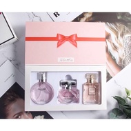 🔥 Gift Perfume 🔥3 IN 1 Perfume Set 30ml3 Type Perfume Box : Chavnk, Jean Miss, Gogo for Women Wife G