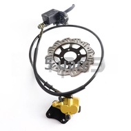 ชุดจานเบรกหน้ารถจักรยานยนต์1ชุดระบบเบรกไฮดรอลิกสำหรับ125cc 110cc 140cc BBR TTR มอเตอร์ไซค์วิบากสกู๊ต