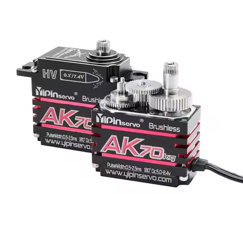 70kg AK70 47kg Brushlessfor Servo PWM Magnetic Coding Servo Motor CNC Aluminium Shell Metal Gear for