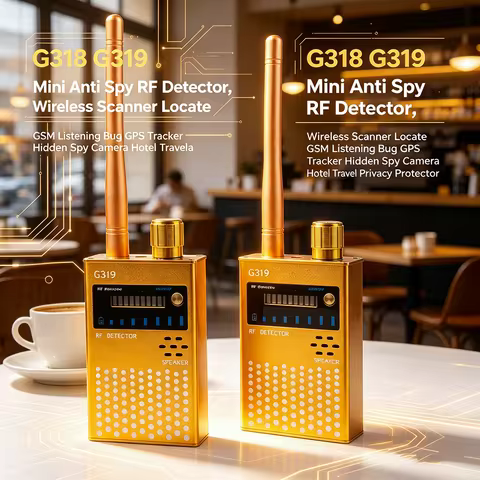 G319 Anti-Spy Bug Detector Mini Spy-Camera Wireless RF Signal Device Finder GPS Tracking GSM Listeni