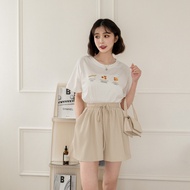 ~~ Fragrant Bakery Baking Bread Print Short-Sleeved Top [HL274011] Desire shop
