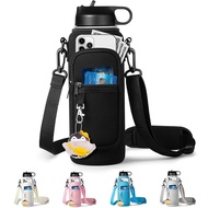 40oz Water Bottle Cup Holder Adjustable Shoulder Strap Crossbody 32ozHydro Flask Thermos Cup Holder