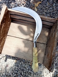 COD! GRATIS ONGKIR! Arit padi jagung rumput ranting cap bintang lima sabit rumput bahan full baja pi