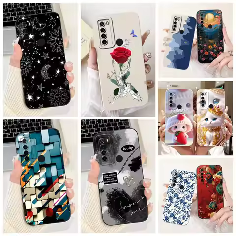 For Xiaomi Redmi Note 8 2021 Case Note 8T Fashion Candy Painted Cover Shockproof Phone Case For Redm