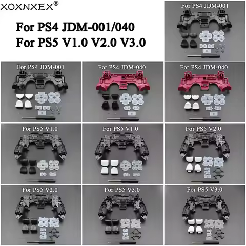 R2 L2 L1 R1 Trigger Buttons Mod Kit for PS4 Pro Slim JDM-001 040 PS5 V1 V2 V3 Controller Analog Stic