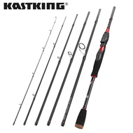 KastKing Brutus 3/4/5/6 section Fishing Rod Carbon Spinning Casting Fishing Rod Travel Rod for Lure Fishing