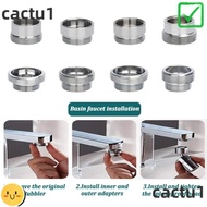 CACTU Water Filter Adapter, With Washer 18/20/22/24mm To 22mm Faucet Adapter Set, Useful Metal Tap A
