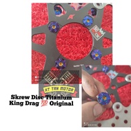 King Drag Skrew Disc Titanium 100%Original(1pcs)