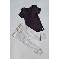 CottonOn Baby Ribbed Shirt +Pant Baby Boy 2pcs Set (12-18M)