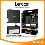 LEXAR SL400 Professional Go Portable SSD 1TB External Solid State Drive with Hub | ProRes Video - SL