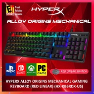HYPERX ALLOY ORIGINS MECHANICAL GAMING KEYBOARD RED/ BLUE/ AQUA KEY 4P4F6AA / 4P5N9AA / 4P5P0AA
