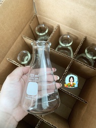 ขวดรูปชมพู่ Erlenmeyer flask Pyrex
