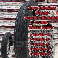 TRESTON tayar motor murah 14 17 tyre tubeless 60/80 70/80 70/90-17 80/80 80/90-17 bunga maxxis diamo